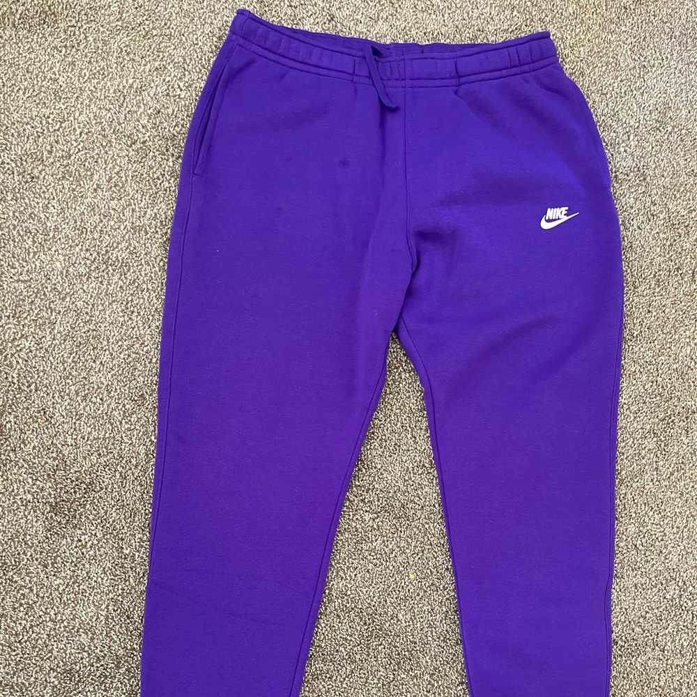 Nike Purple Sweatpants Size L